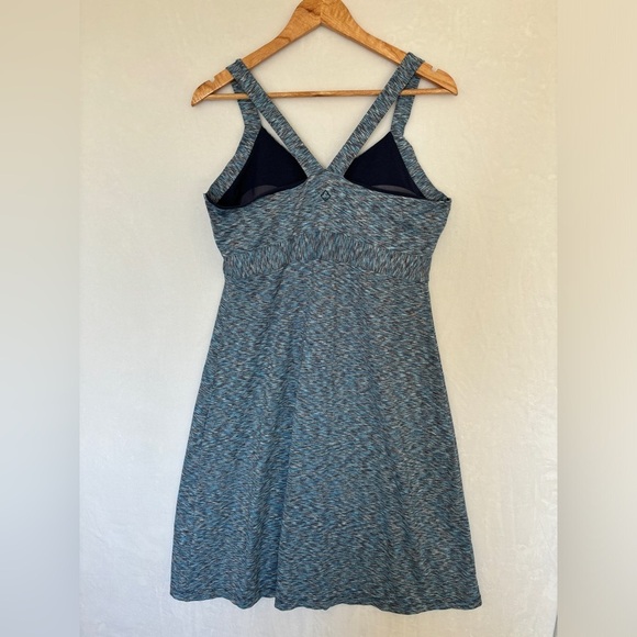 prAna womens blue casual outdoor built in bra Amaya Spacedye Dress size XL - Picture 7 of 8